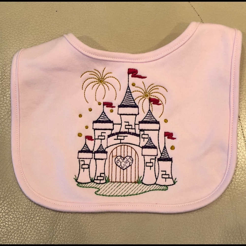 Princess Castle Bib